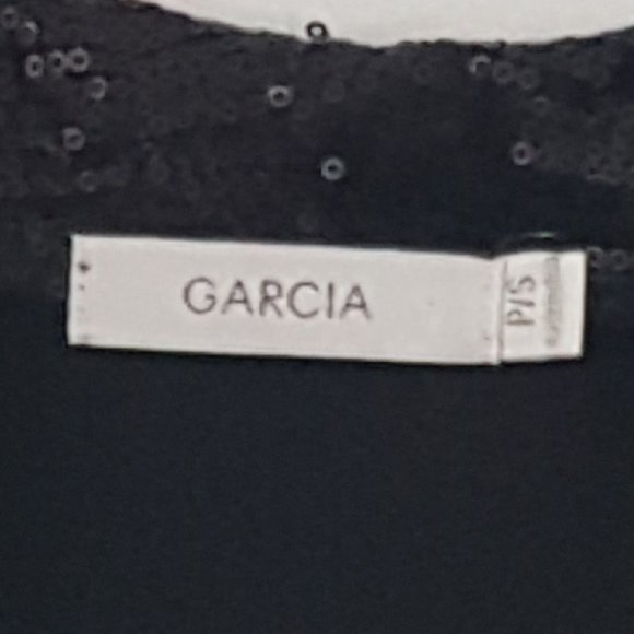 Cropped Festive / Party / New Year Sequin Cardigan - Picture 8 of 8